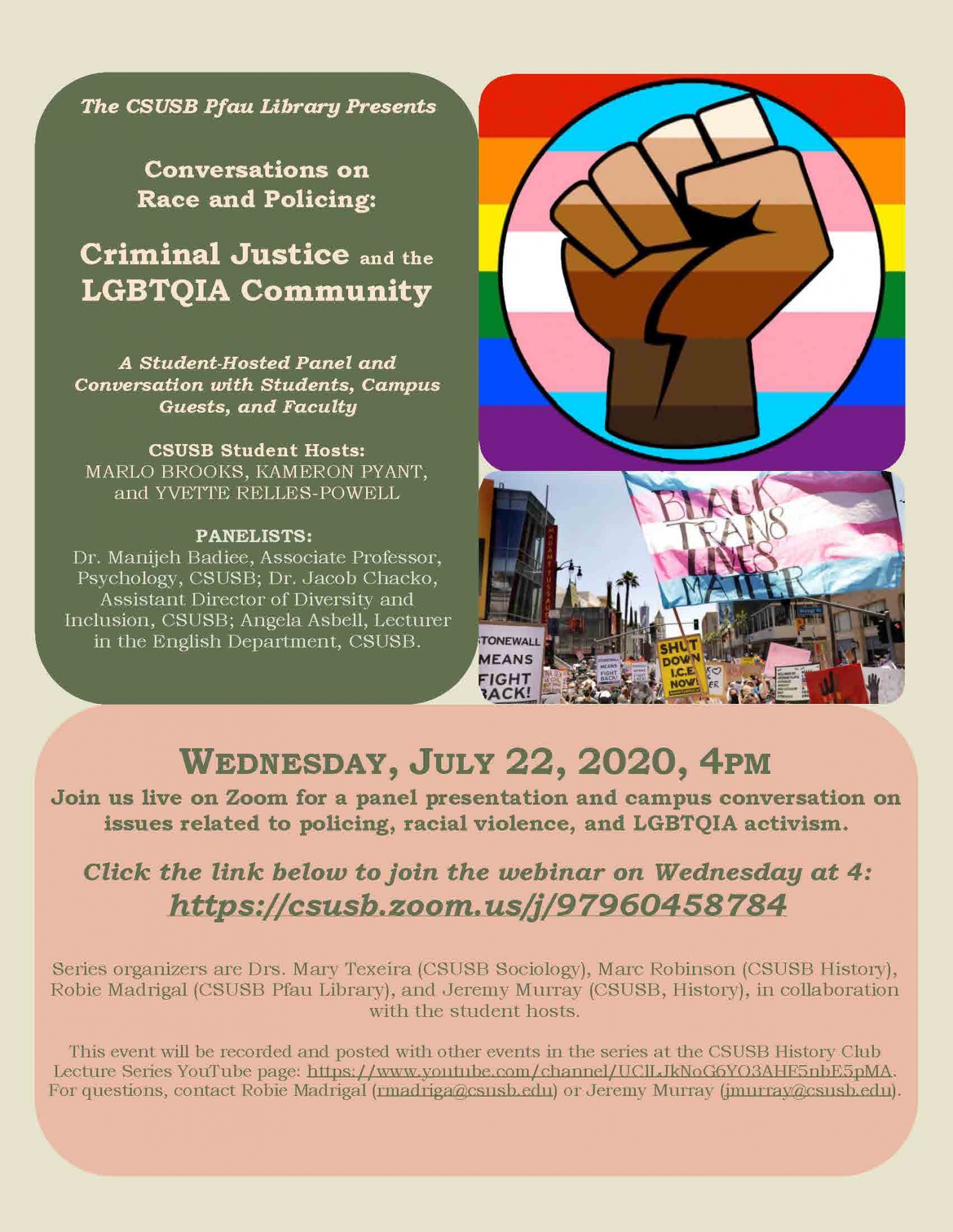 Criminal Justice And The Lgbtqia Community Topic Of Next Conversations On Race And Policing 4154